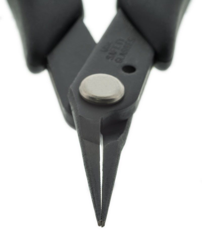XURON - 450SAS Tweezer Nose Pliers - Serrated, ESD Safe Grips - Image 2