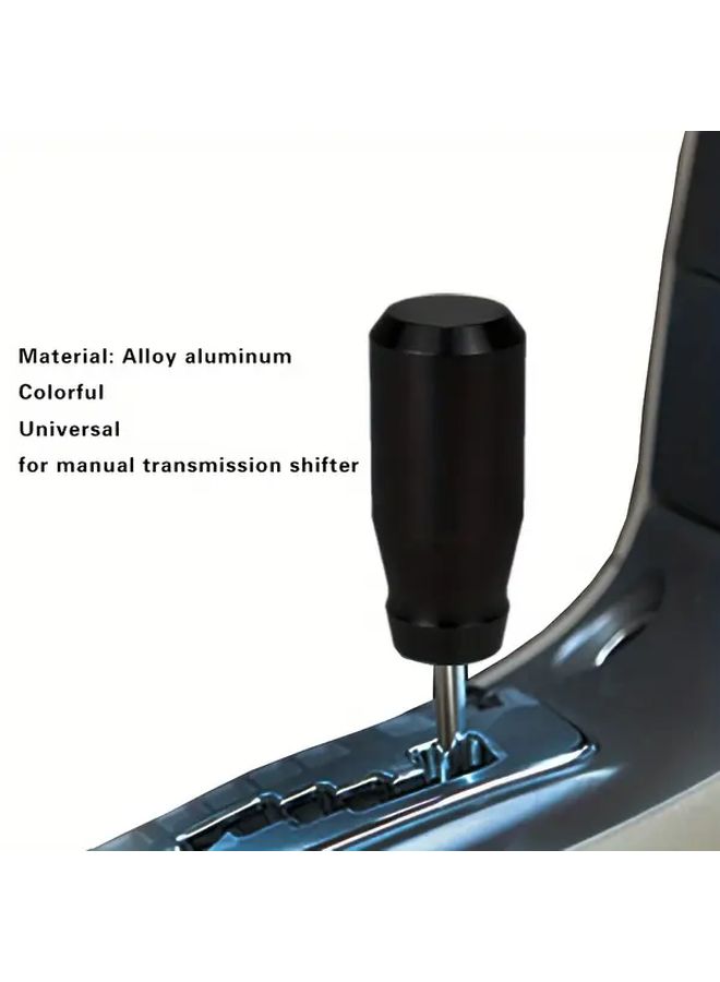 Red Aluminum Gear Shift Knob Manual Transmission Universal Fit Durable Car Interior Accessory - Image 5
