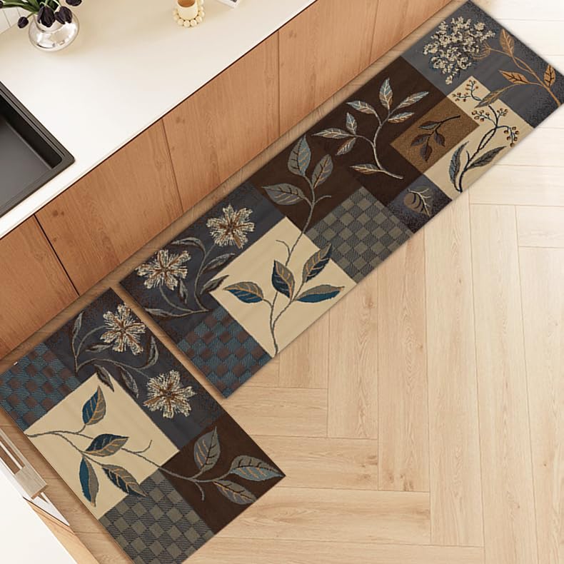 Royser Anti-Fatigue Kitchen Mat Set of 2 for Home & Office – Waterproof & Cushioned Floor Runner for Comfort | Non-Slip Anti-Skid Mat for Kitchen, Sink & Standing Desk | Easy to Clean & Durable - Image 5