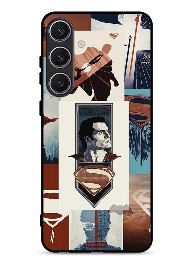 Tolwak Samsung Galaxy S24 Plus 5G Protective Case Cover Superman Art - Image 1