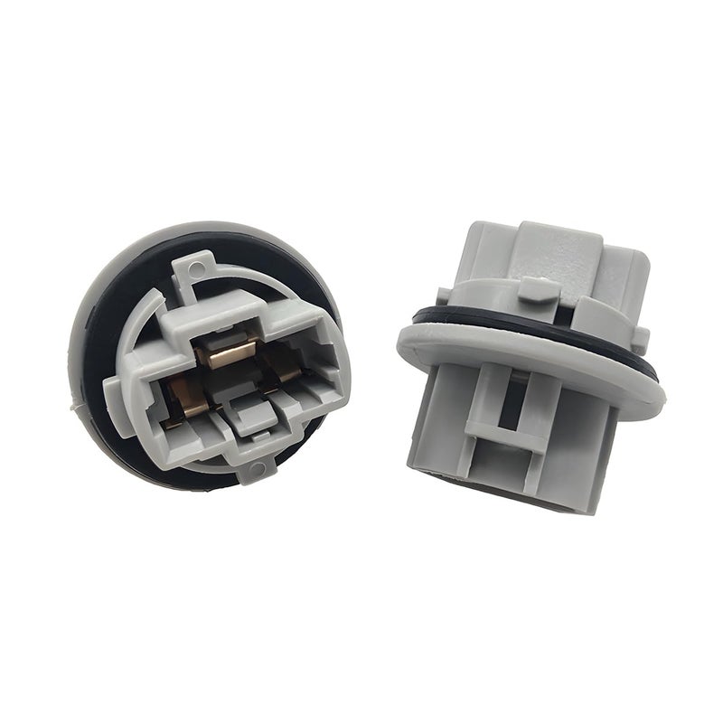 zipelo Front Turn Signal Light Bulb Plug Socket 2 Pcs Gray Replacement OEM 9007560060 Compatible with Many Vehicle Models