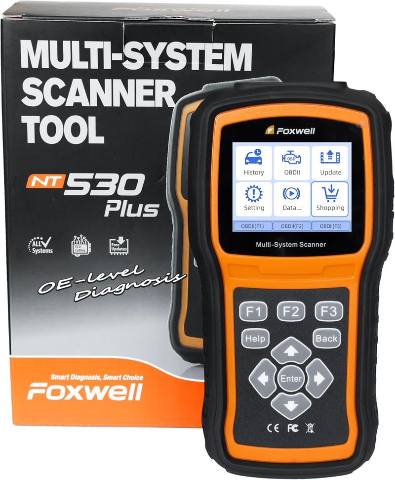 ماسح ضوئي OBD2 من FOXWELL NT530 لسيارات بورش - أداة تشخيص متعددة الأنظمة مع خدمات الصيانة - Image 3