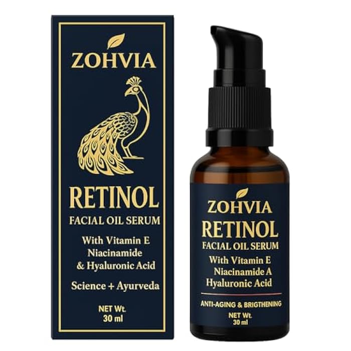 ZOHVIA Retinol Night Oil - Retinol and Rosehip Face Oil Formula for Look of Fine Lines & Wrinkles, Anti-Aging, Skin Firming, and Moisturizing - Retinoid Skin Care for Face - Smoothing & Glowing 30ml - Image 1
