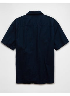 American Eagle Striped Button-Up Poolside Shirt  - Image 5