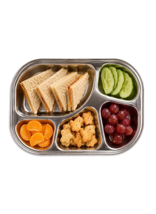 Cocobee Kids Oval Lunch Box - Blue - Image 4