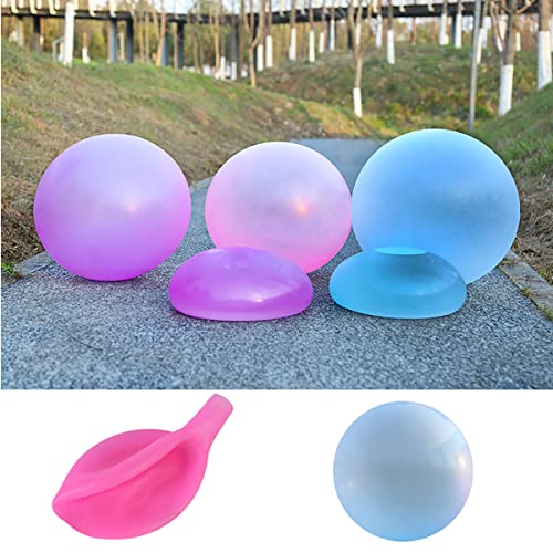 OPENDGO 36 Water Filled Bubble Ball Inflating Funny Jelly Bubble Balloon Ball Blowing TPR Ball Creative Water Injection Bubble Ball Beach Ball for Indoor Outdoor Party - Image 1