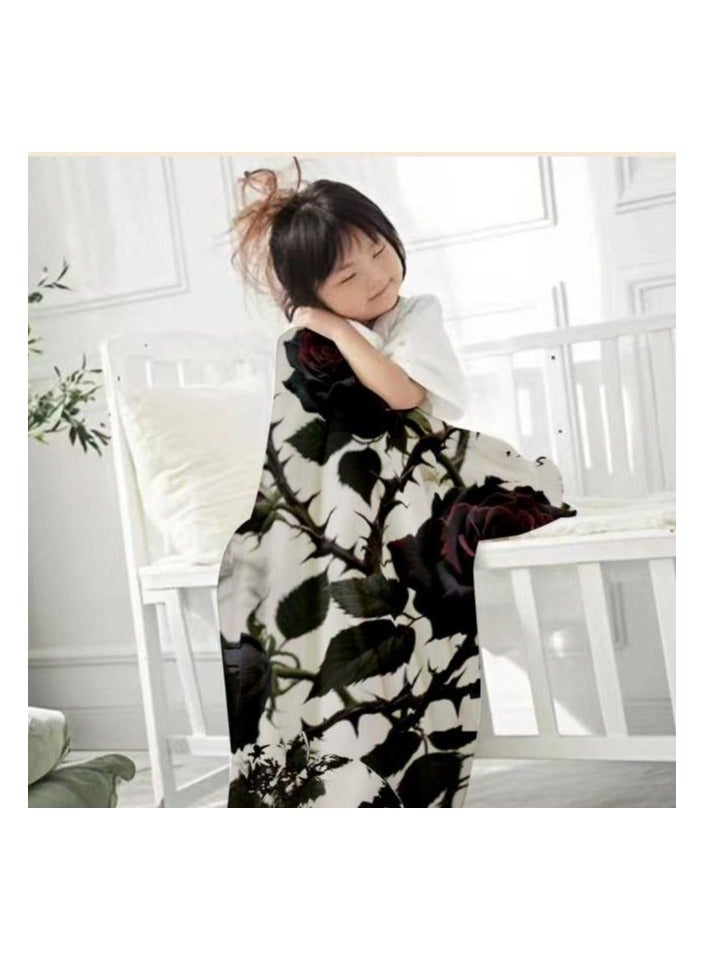 عام بطانية رقيقة من الفانيلا الكرتونية للأطفال أو الطلاب (دافئة ومريحة ومناسبة للنوم والألعاب) 100 سم * 150 سم - 199 - Image 1