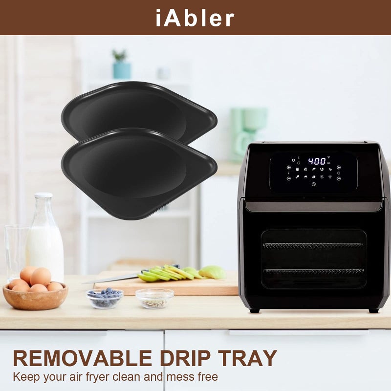 iAbler Original Air Fryer Drip Tray For Powerxl  Air Fryer Replacement Drip For Powerxl 10 Qt Vortex Air Fryer Pro  Pro Plus  6Qt Power Airfryer Pro  Oven Deluxe Oven Pro  8Qt Power Airfryer Pro  Nonstick - Image 5