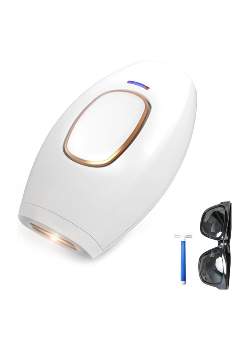 At,Home IPL Hair Removal Device with 5 Energy Levels for Painless Hair Removal for All Skin Types, Ideal for Face, Legs, Arms, and Body - Image 1