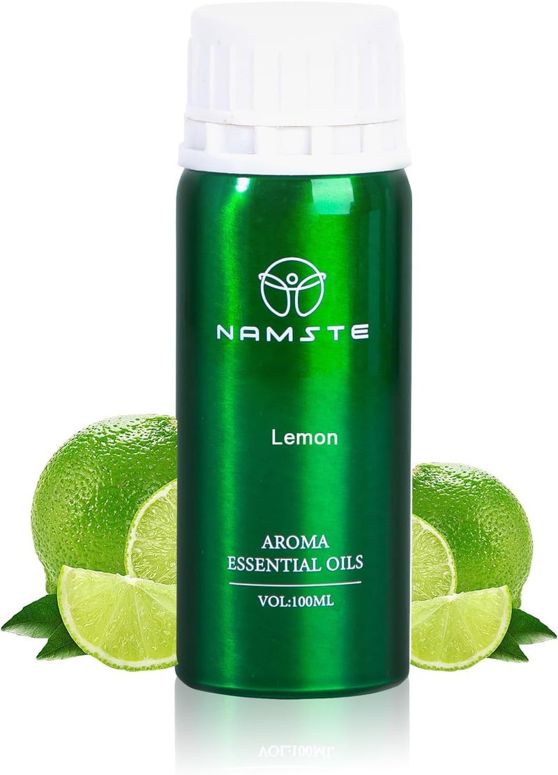 3.38 Fl. Oz Lemon Aroma Essential Oil - 100% Pure And Natural Essential Oils for Diffusers | Aromatherapy Oil for Mood Lifting - Image 1