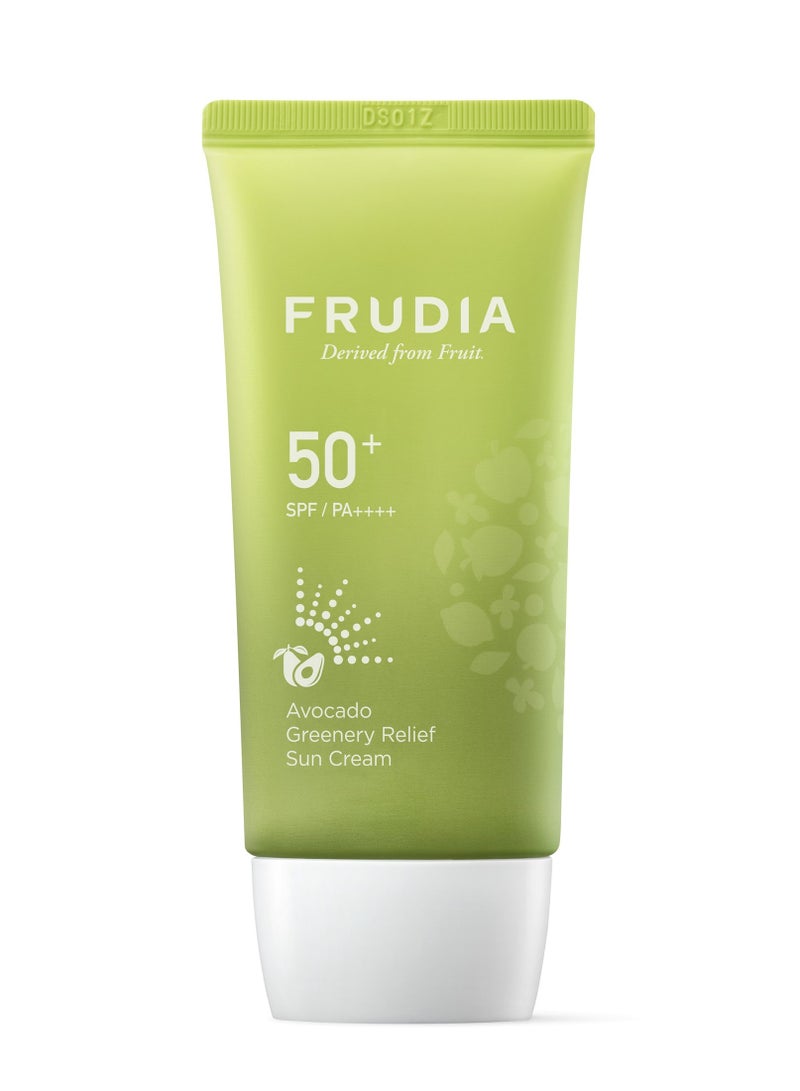 فروديا كريم فروديا للحماية من الشمس بخلاصة الأفوكادو والخضرة SPF50+ 50 جرام - Image 1