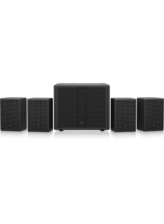 behringer Complete PUB Installation Speaker Bundle with 4 inch Passive PA Speakers and 8 inch Active PA Subwoofer  - Image 3