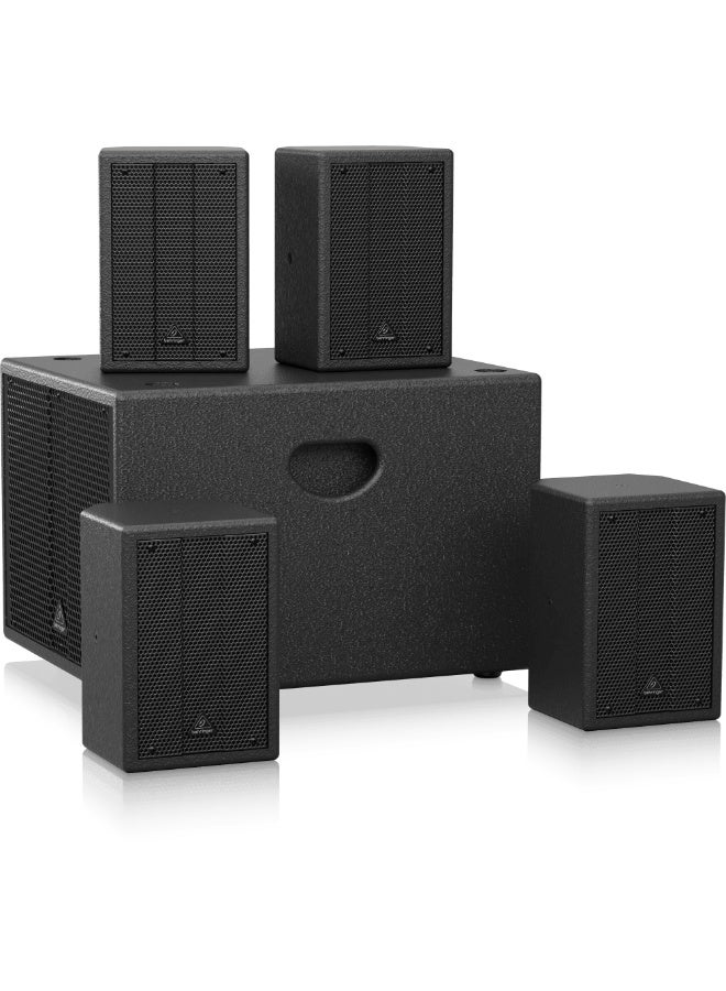 behringer Complete PUB Installation Speaker Bundle with 4 inch Passive PA Speakers and 8 inch Active PA Subwoofer  - Image 4