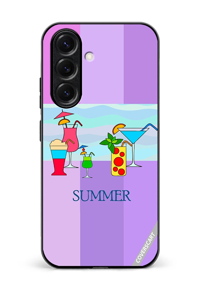 VR CREATIVE Protective Case Cover For Samsung Galaxy S25 Summer Design Multicolour