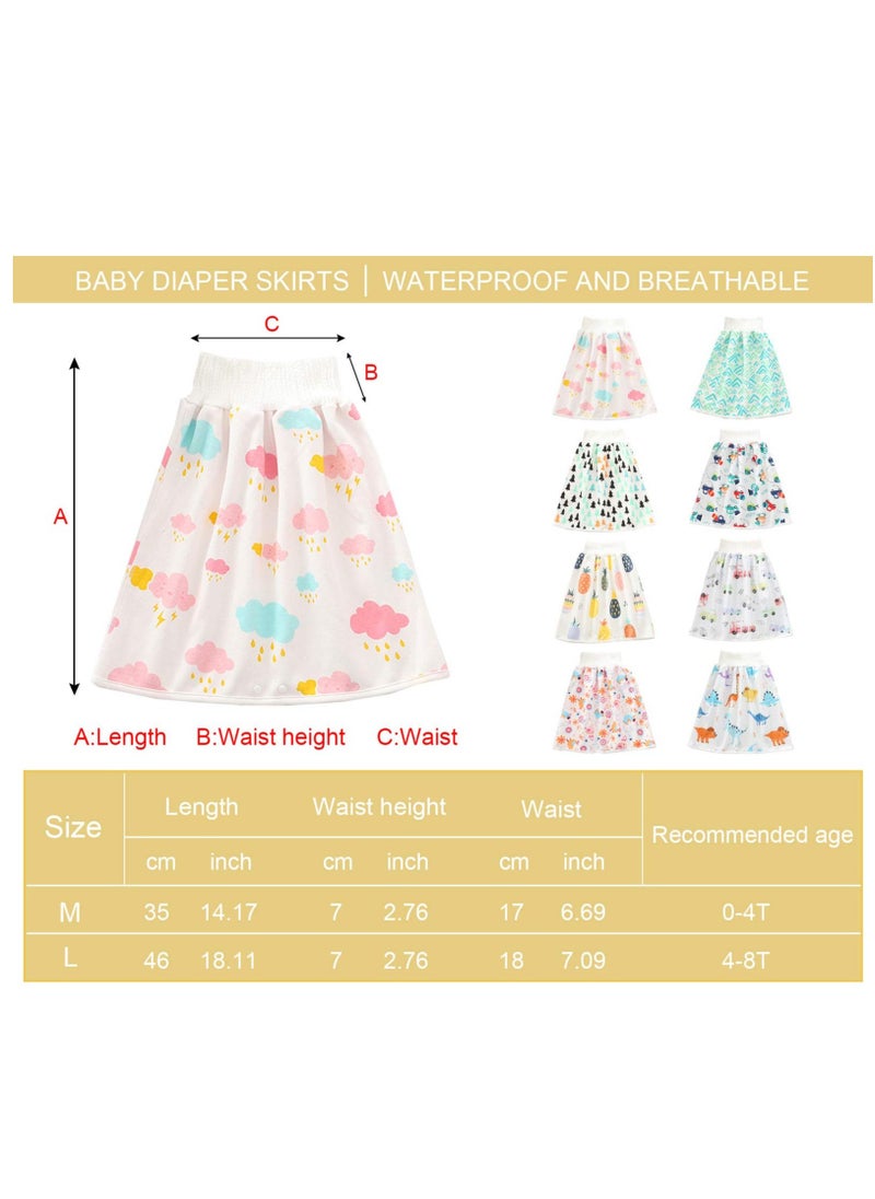 Generic Diaper Pants for Baby Cotton Training Pants Diaper Skirt Shorts Waterproof Cloth Diapers Night Time  - Image 3