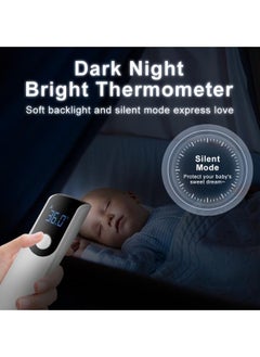 Goldfish Handheld Infrared Thermometer LED Screen Digital Thermometer White/Black  - Image 5