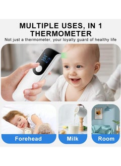 Goldfish Handheld Infrared Thermometer LED Screen Digital Thermometer White/Black  - Image 3