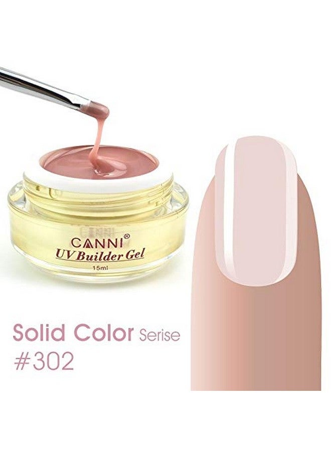 CANNI Golden bottle 15ml Camouflage thin easy dry UV Soak Off Jelly Nail builder gel extend shaping gel lacquer (#302_Thin Pink) - Image 2