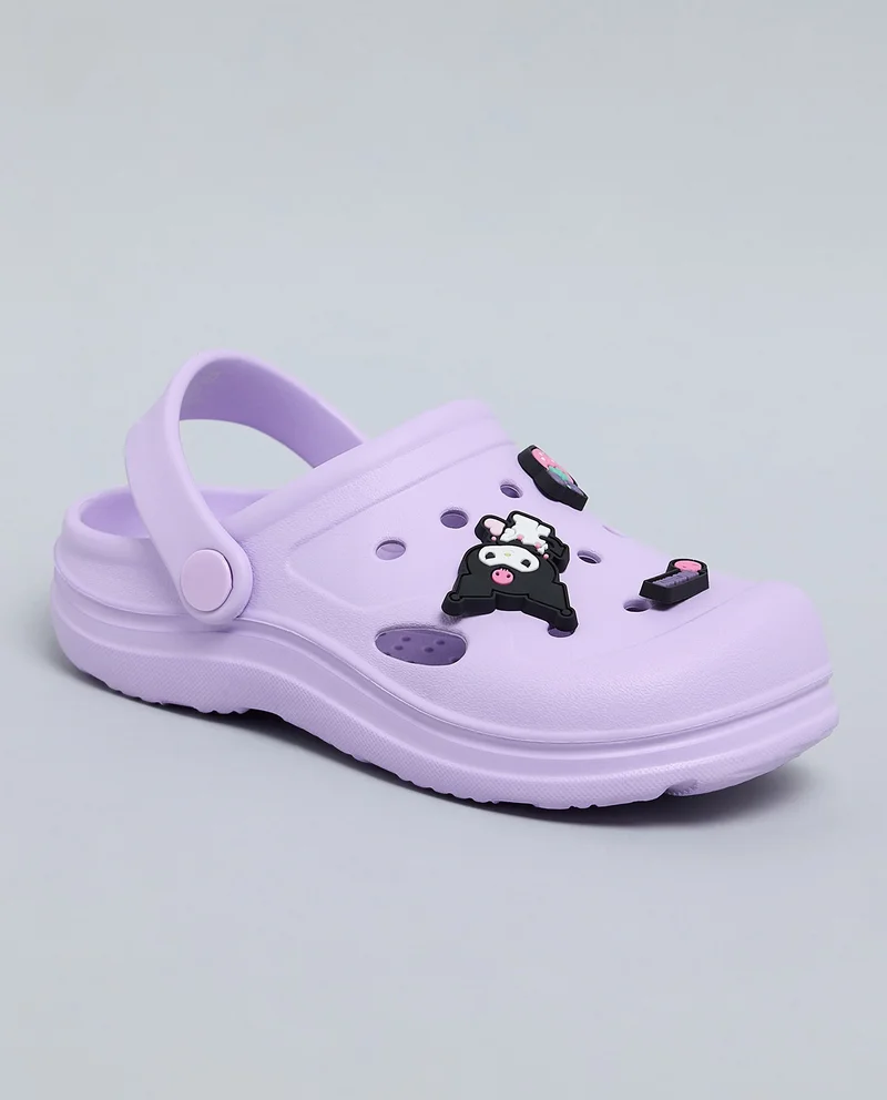 أر أند بي Kuromi Charm Detail Slingback Clogs