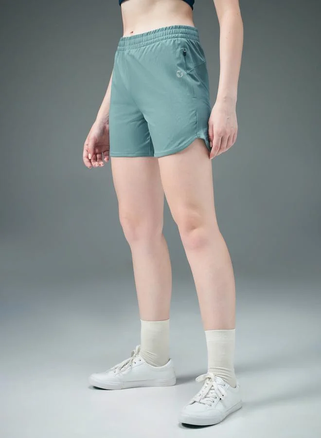 تكنوسبورت Technosport Mid Rise Stretch Shorts