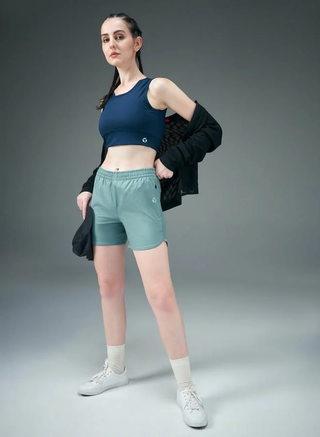 تكنوسبورت Technosport Mid Rise Stretch Shorts