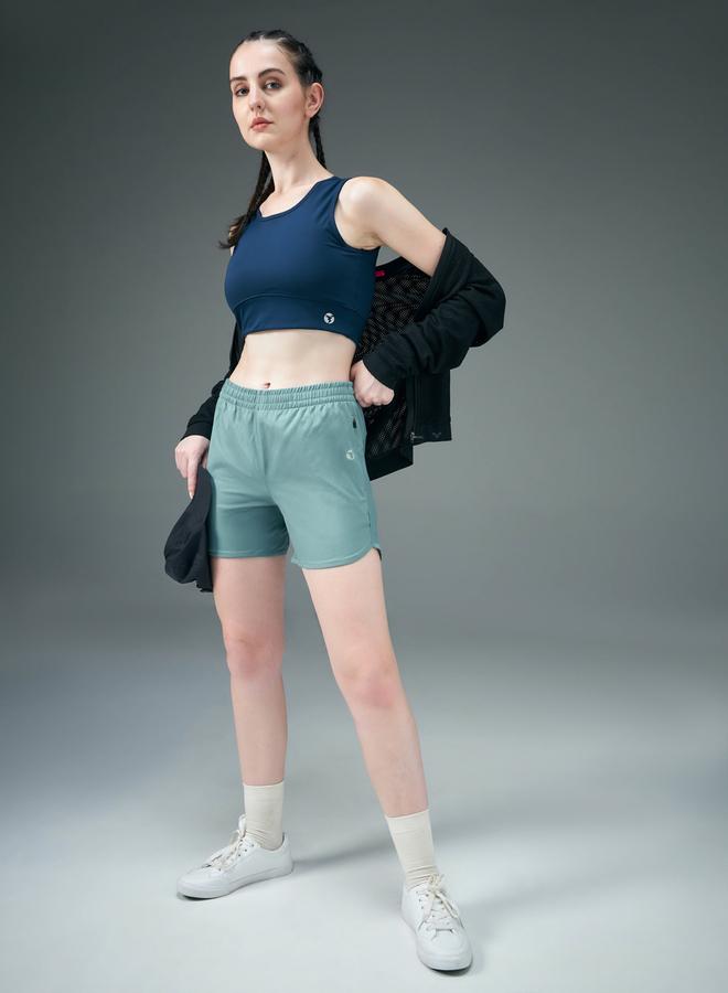 تكنوسبورت شورت تكنوسبورت مطاطي بخصر متوسط - Image 1