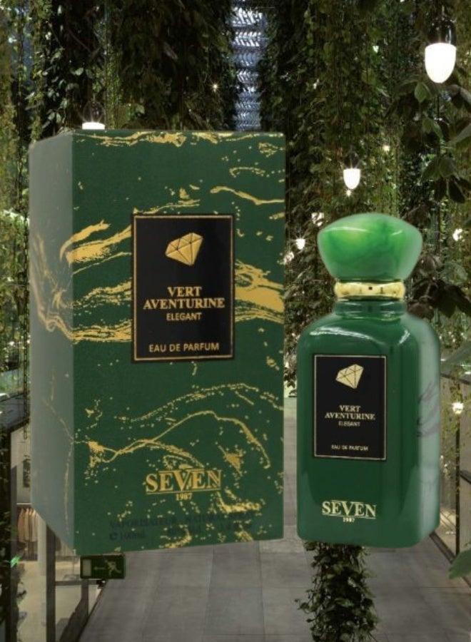 Seven 9 Pieces Vert Aventurine Elegant Perfume 100ML - Image 2