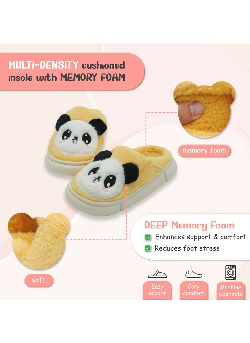 Mon Ami - Slippers for Girls Boys | Winter Warm Indoor Bedroom Shoes Kids | Anti Slip House Slippers Fuzzy - Image 1