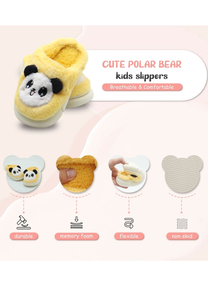 Mon Ami - Slippers for Girls Boys | Winter Warm Indoor Bedroom Shoes Kids | Anti Slip House Slippers Fuzzy - Image 1
