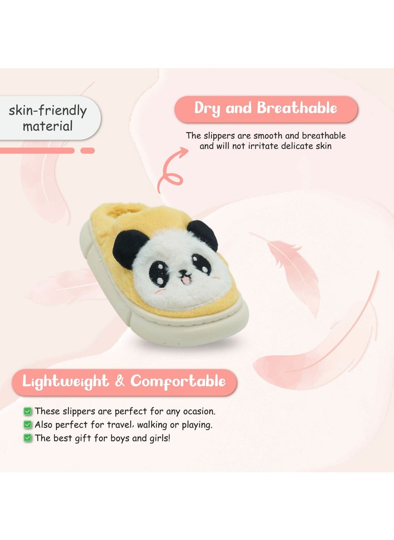Mon Ami - Slippers for Girls Boys | Winter Warm Indoor Bedroom Shoes Kids | Anti Slip House Slippers Fuzzy - Image 1