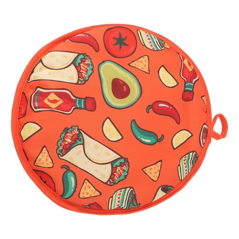 Large Insulated Tortilla Warmer Pouch Microwaveable Portable for Corn Flour Work School - Image 5