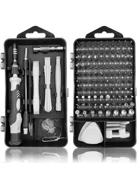 WROPZO Screw driver Tool kit set 115 in 1 Professional Precision Screwdriver Set Multipurpose Mobile Computer Laptop repair tool set kit Home repairing kit