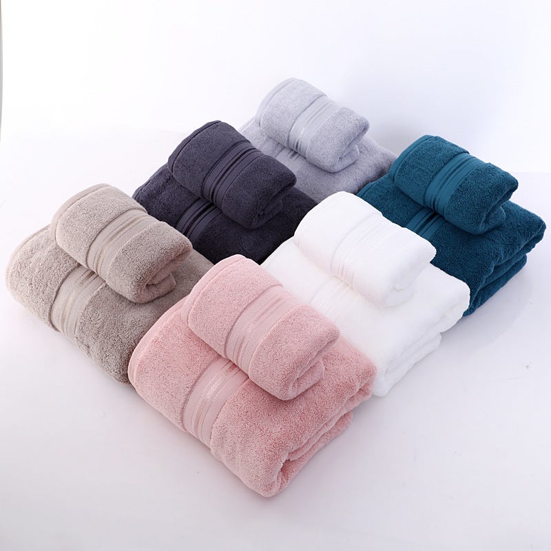 80*160cm Heavyweight Pure Cotton Hotel Bath Towel 800g - Image 1