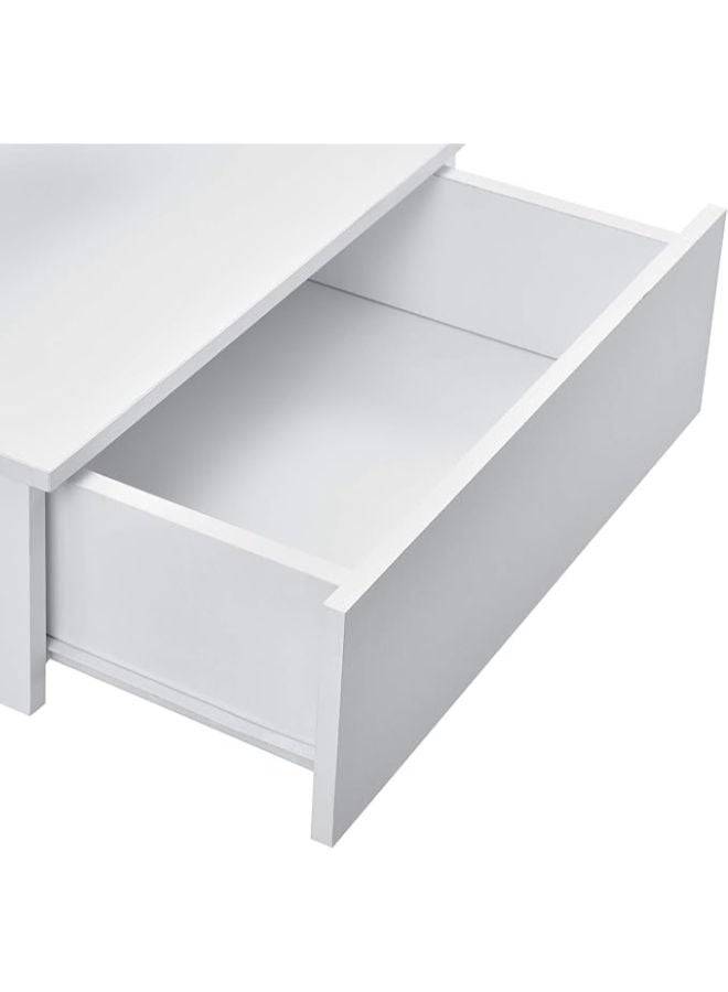 ماركيرو جروب طاولة جانبية خشبية أنيقة مع درج تخزين – تصميم أنيق وعملي. - Image 4