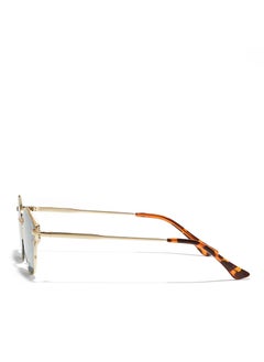 Blackout HYPATIA Women Gold Sunglasses - Frame Material: Metal- Frame Color: Gold-Lens Color: Green  - Full Rim  - Image 3