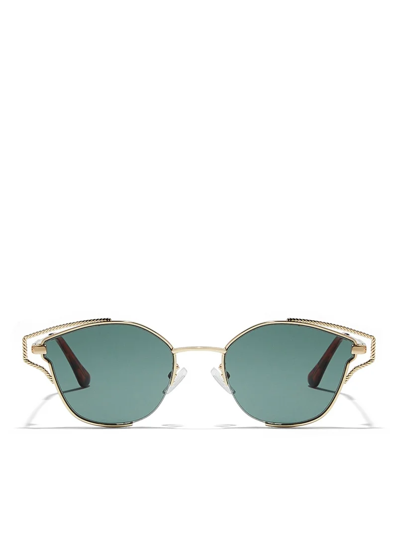 Blackout HYPATIA Women Gold Sunglasses - Frame Material: Metal- Frame Color: Gold-Lens Color: Green  - Full Rim