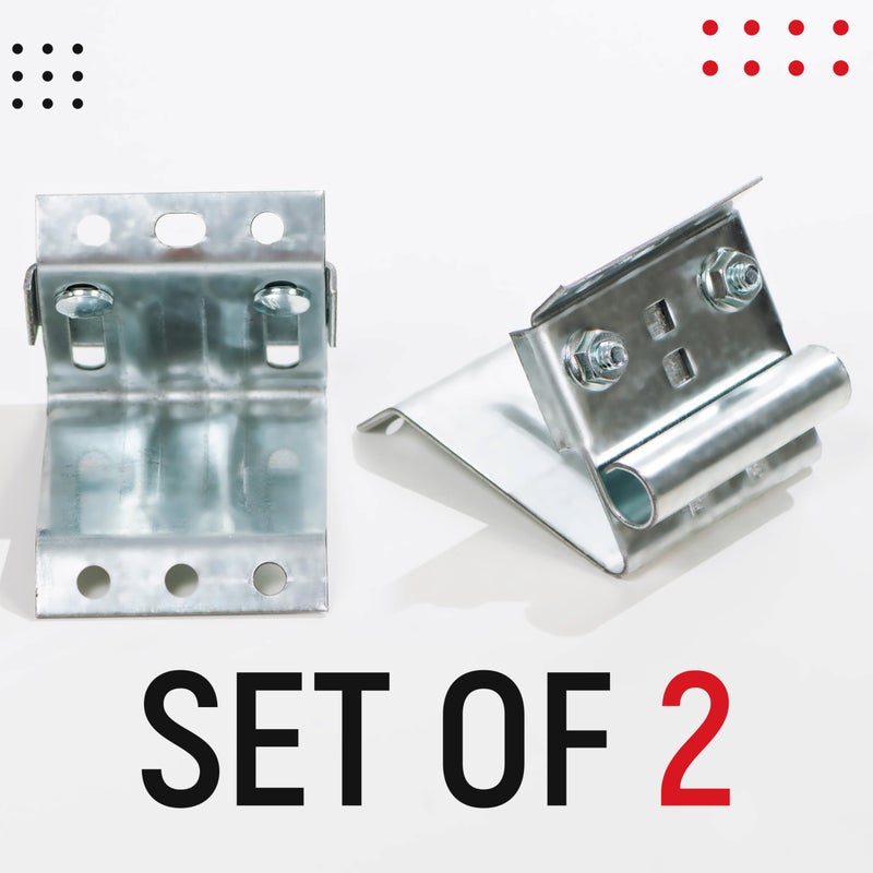 Granatan Garage Door Adjustable Top Bracket (2 Pack), Galvanized Steel Replace Bracket, Garage Door Parts - Image 5