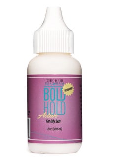 مخطط الشعر - Bold Hold Active Reloaded - صمغ قوي للشعر المستعار وأنظمة الشعر - رابطة غير مرئية - مصمم للبشرة الدهنية - غير سام - مقاوم للرطوبة والماء - 1.3 أونصة