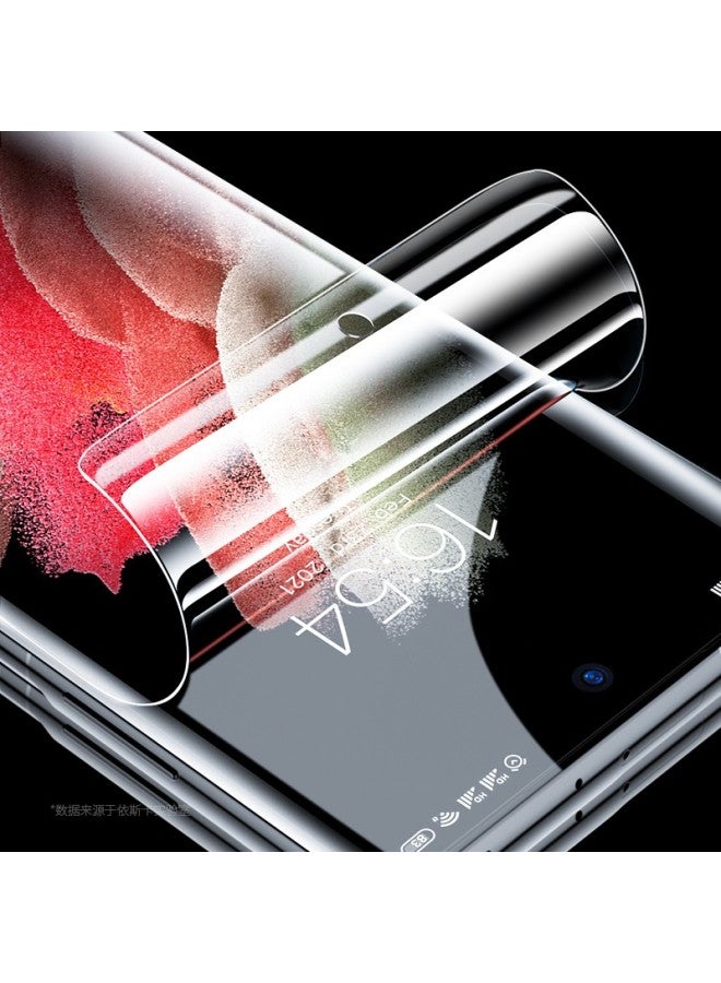 ISKA Yisika Hydrogel Film For Samsung S21 Ultra, Non-tempered Soft Screen Protector, Full Screen , Hd Clear No White Edge, Anti-fingerprint, Scratch-resistant, Wear-resistant Jm813 - Image 3