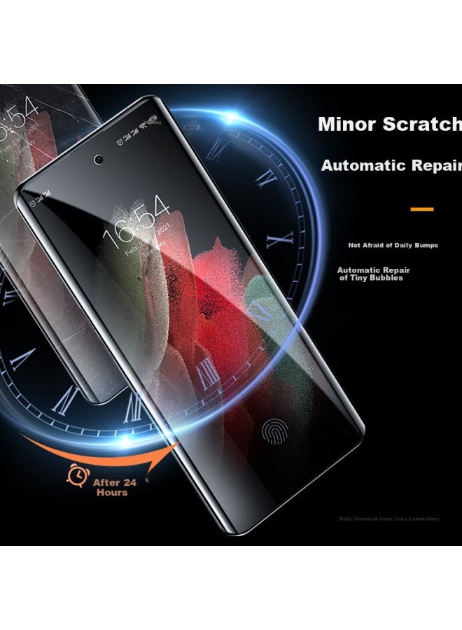 ISKA Yisika Hydrogel Film For Samsung S21 Ultra, Non-tempered Soft Screen Protector, Full Screen , Hd Clear No White Edge, Anti-fingerprint, Scratch-resistant, Wear-resistant Jm813 - Image 2