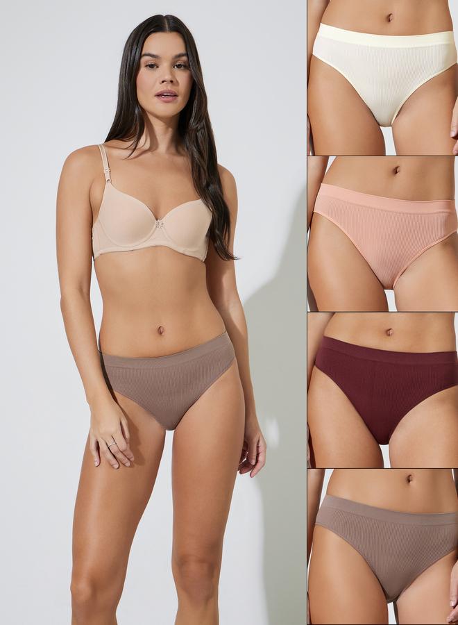 Styli Pack Of 4 - Textured Seamless Bikini - Image 1