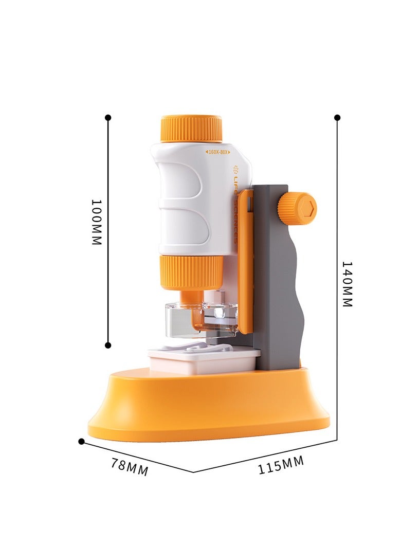 MIXDE Portable HD Kids Microscope,Biological Science Experiment Toy Set  - Image 5