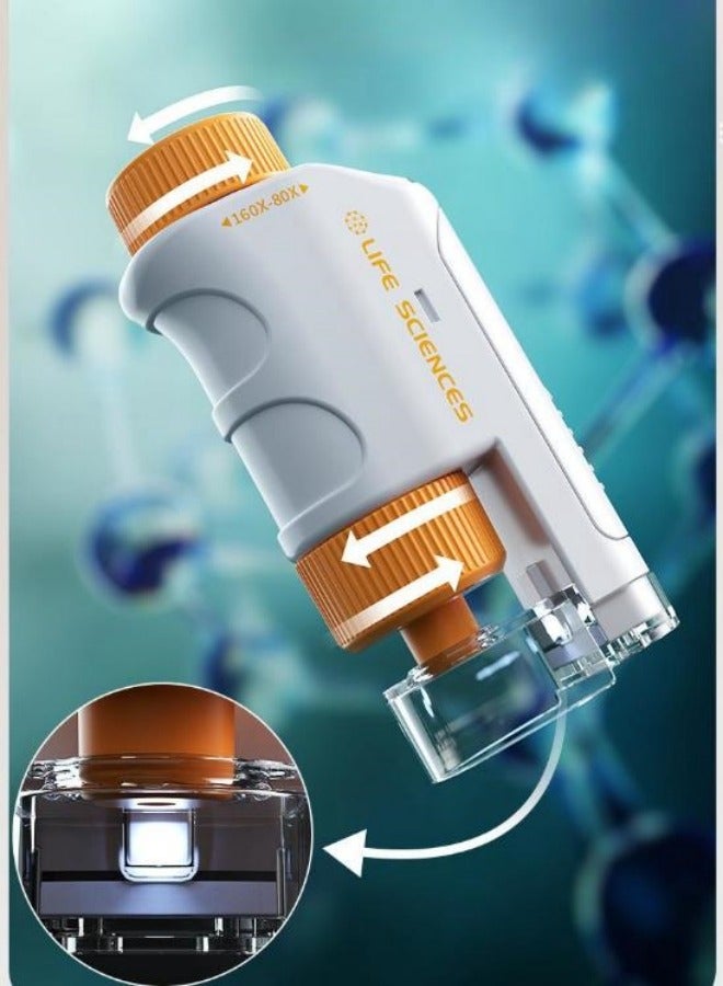 MIXDE Portable HD Kids Microscope,Biological Science Experiment Toy Set  - Image 4
