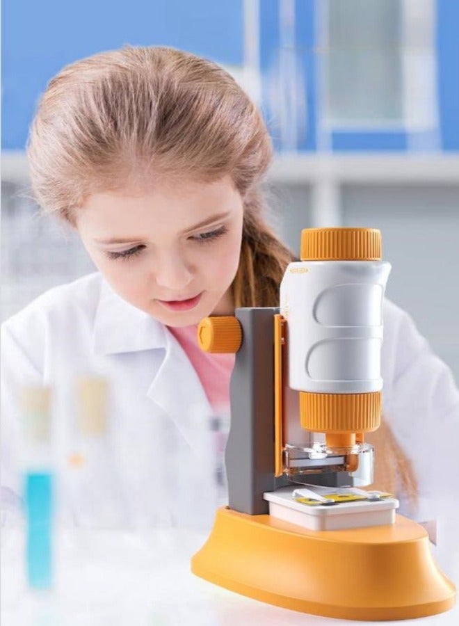 MIXDE Portable HD Kids Microscope,Biological Science Experiment Toy Set  - Image 2