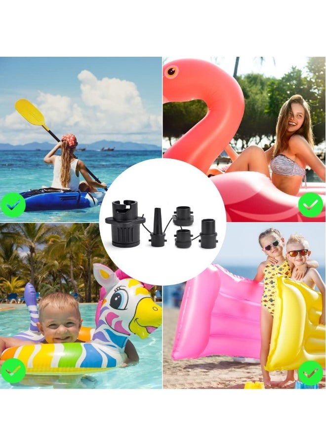 Generic - 5 Pcs Inflatable Boat Air Pump Adaptors, Multifunctional Air Pump Converter Kit, Standard Conventional Air Pump for Kayak, Stand Up Paddle Board, Inflatable Bed, Inflatable Dinghy - Image 1