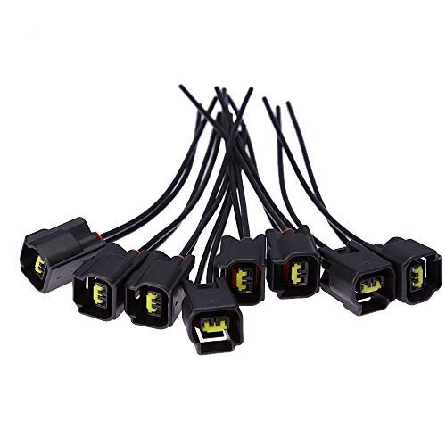 Anxingo Modular Ignition Coil Harness Connector Pigtails Replacement for 4.6L 5.4L 6.8L Ford Mustang Cobra (8Pcs) - Image 1
