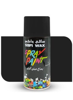 Safi WAX Safi Wax Spray Paint 400ml – Matt Black, Quick Dry, Superior Gloss for Automotive, Furniture, Metal, Wood, & Home Decor Applications  - Image 1