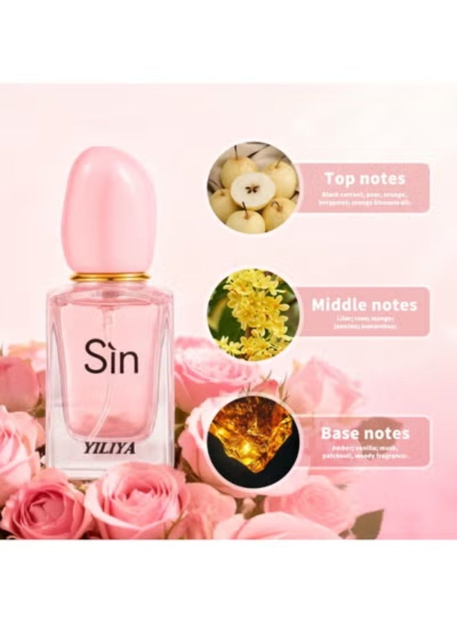 مجموعة هدايا العطور للنساء أو دو بارفان (3 × 30 مل) مجموعة هدايا العطور الفاخرة، تتضمن 3 عطور تدوم طويلاً برائحة الأزهار المنعشة والفواكه - Image 5