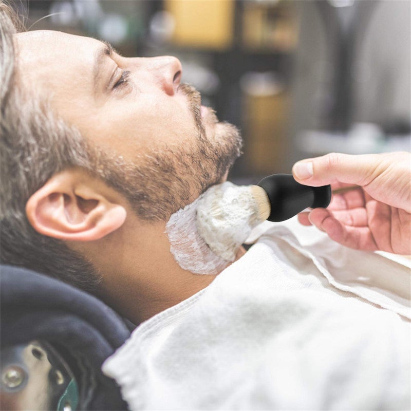 Aethland Shaving Brush Set for Men Fathers Day Gift, Include 100g Shaving soap, Hair Shaving Brush with Solid Wood Handle, and Dia 3.1 inches Stainless Steel Shaving Bowl, Shaving Stand Wet Shaving - Image 4