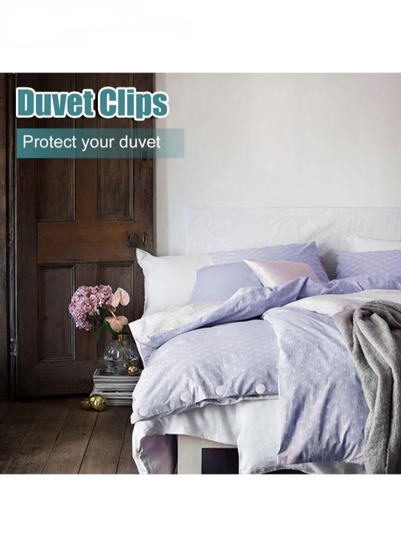 10pcs Quilt Fixers Anti-Run Buckles with Invisible Non-Slip Safety Clips Reusable Detachable Bed Sheet Holders for Mattress Bedding Home Use - Image 2